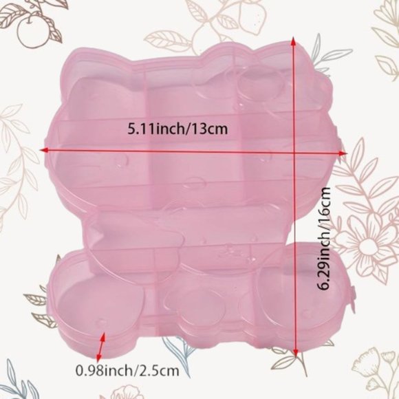 Hello Kitty Plastic Storage Container - Picture 2 of 2